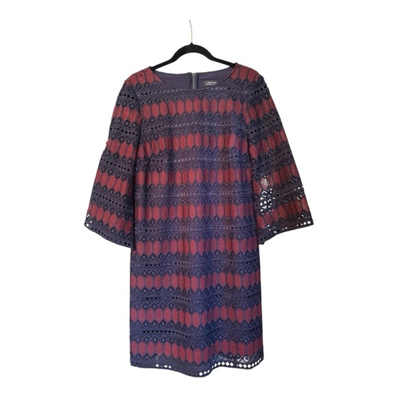 Tahari Dresses & Skirts - Tahari Navy and Red Dress Size Small (S)
